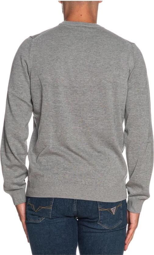 Lacoste Heren Katoenen Ronde Hals Trui Gray Heren