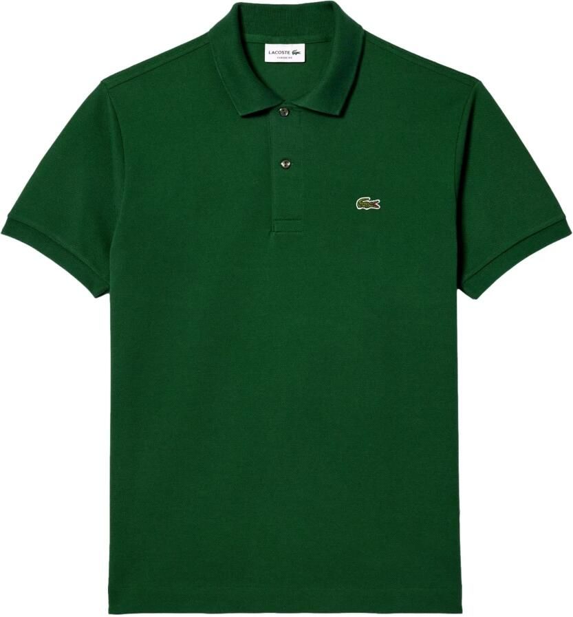 Lacoste Groen Klassieke Pasvorm Licht Polo Shirt Green Heren