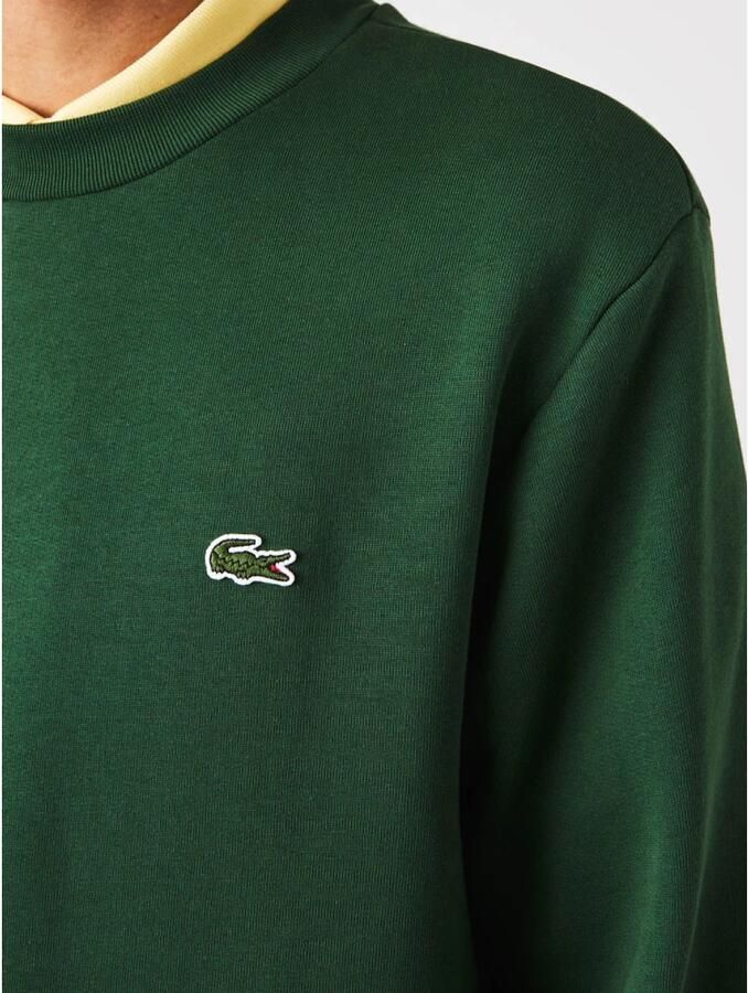 Lacoste Comfortabele Crewneck Sweatshirt voor Mannen Green Heren - Foto 5