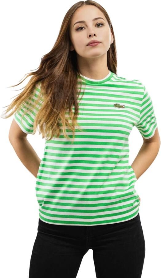 Lacoste Groene Dames T-shirt Green Dames