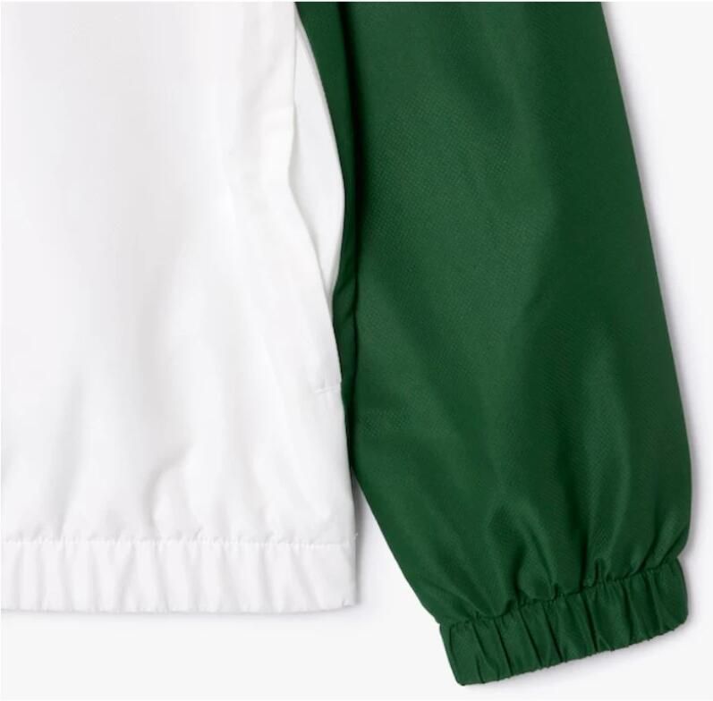 Lacoste Woven Hooded Chevron Tracksuit Green- Heren Green - Foto 3