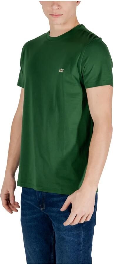 Lacoste Heren T-shirt Hoge kwaliteit stijlvol en comfortabel Groen Heren - Foto 4