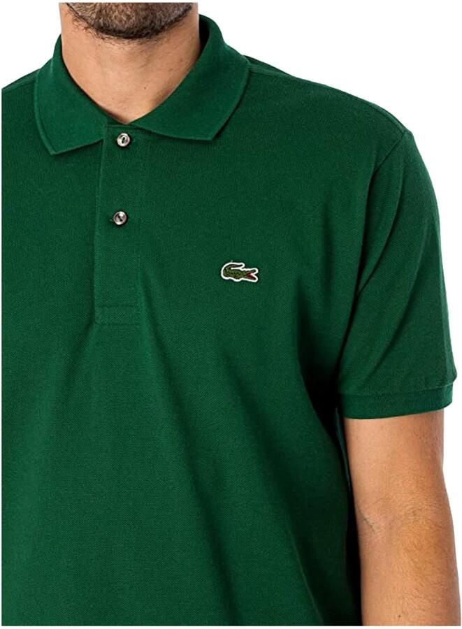 Lacoste Regular fit poloshirt met labelpatch model 'CORE PIQUE'