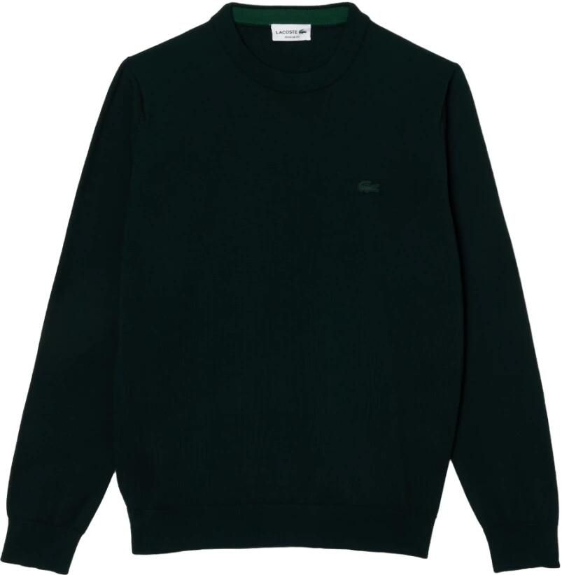 Lacoste Iconisch Krokodil Logo Crew Neck Sweatshirt Blue Heren - Foto 3
