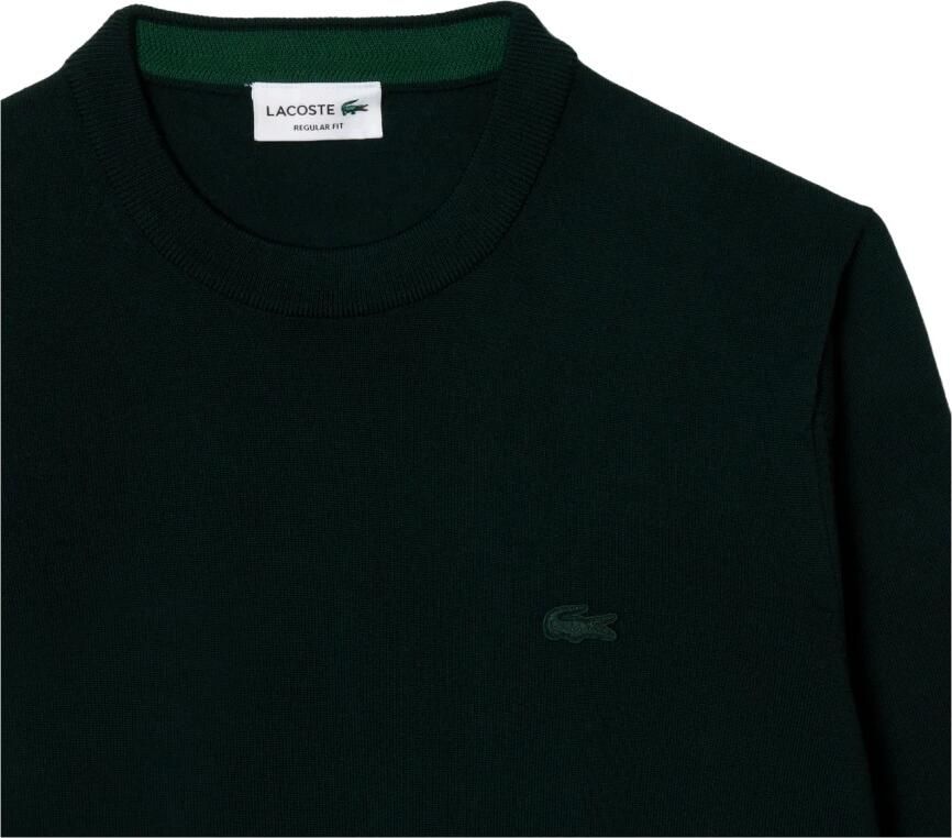 Lacoste Iconisch Krokodil Logo Crew Neck Sweatshirt Blue Heren - Foto 4
