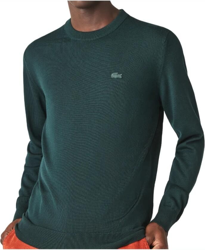 Lacoste Iconisch Krokodil Logo Crew Neck Sweatshirt Blue Heren - Foto 5