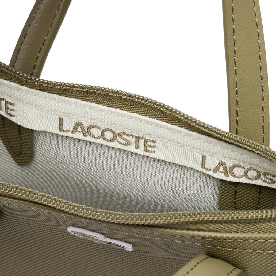 Lacoste Groene Mini Tas met Iconische Textuur Green Dames