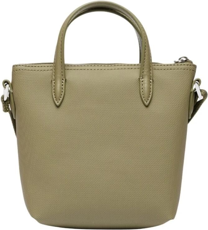Lacoste Groene Mini Tas met Iconische Textuur Green Dames - Foto 4