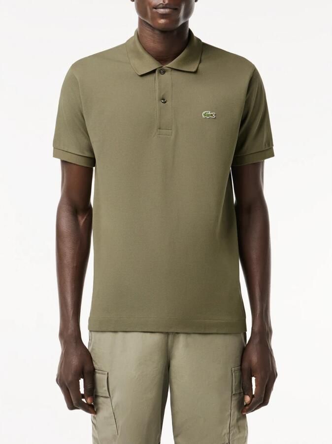 Lacoste Groene polo met korte mouwen Classic Fit Green Heren - Foto 4