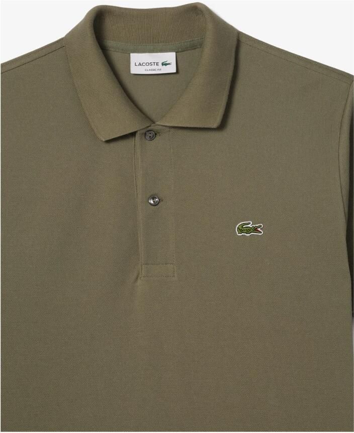 Lacoste Groene polo met korte mouwen Classic Fit Green Heren - Foto 3