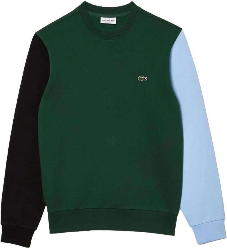 Lacoste Groene Ronde Hals Sweater Multicolor Heren - Foto 4