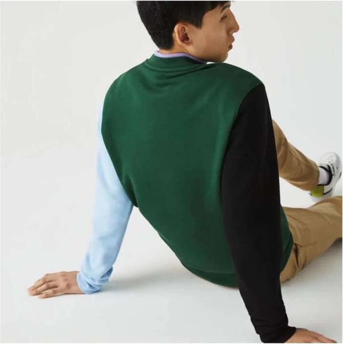 Lacoste Groene Ronde Hals Sweater Multicolor Heren - Foto 2