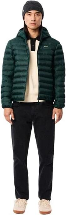 Lacoste Groene textiel heren pufferjas Green Heren - Foto 2