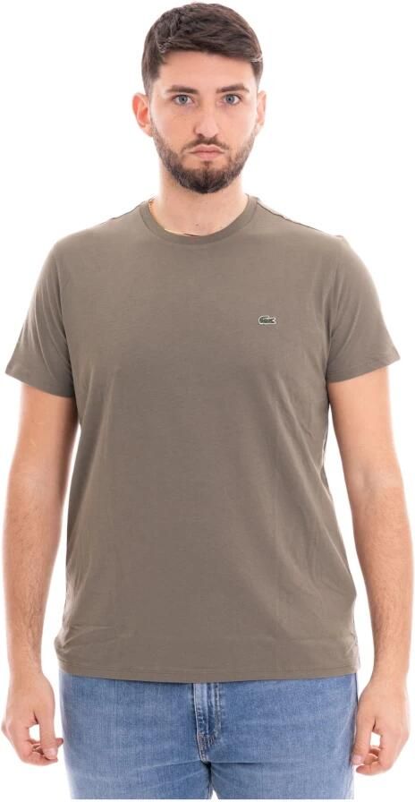 Lacoste Heren T-shirt Hoge kwaliteit stijlvol en comfortabel Groen Heren - Foto 6