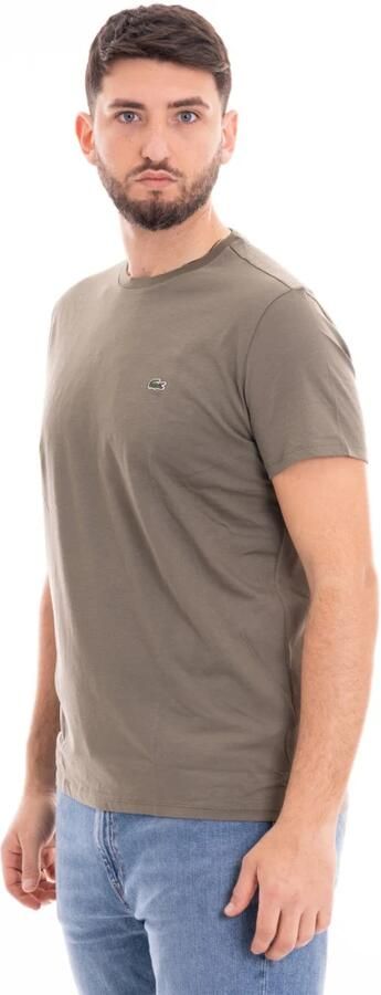 Lacoste Heren T-shirt Hoge kwaliteit stijlvol en comfortabel Groen Heren - Foto 13