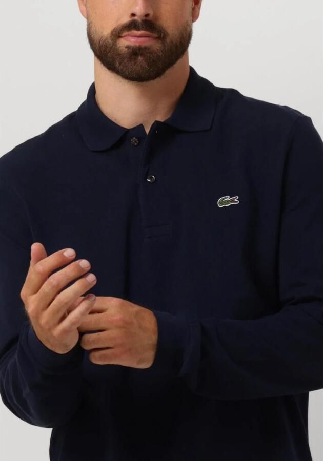 LACOSTE Heren Polo's & T-shirts 1hp2 Men Long Sleeved Best Polo Donkergroen - Foto 17