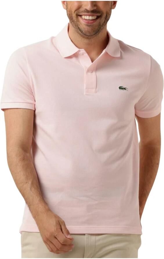 LACOSTE Heren Polo's & T-shirts Original L 12.12 Poloshirt Slim Fit Lichtroze - Foto 12