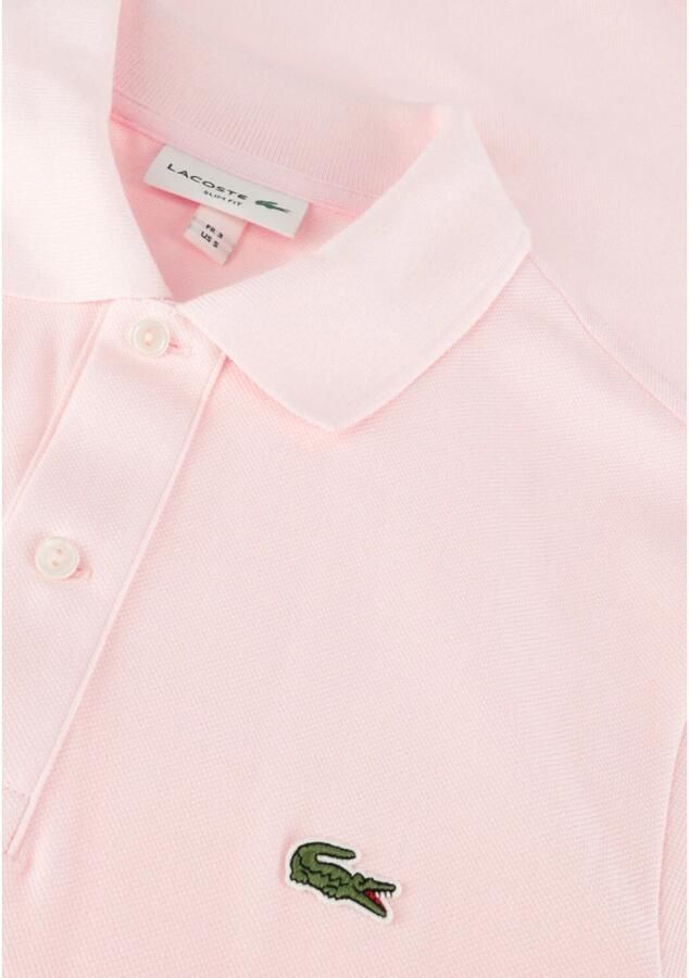 LACOSTE Heren Polo's & T-shirts Original L 12.12 Poloshirt Slim Fit Lichtroze - Foto 9