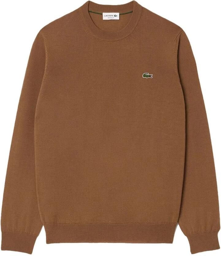 Lacoste Legendarische Tennisgeïnspireerde Trui Beige Heren