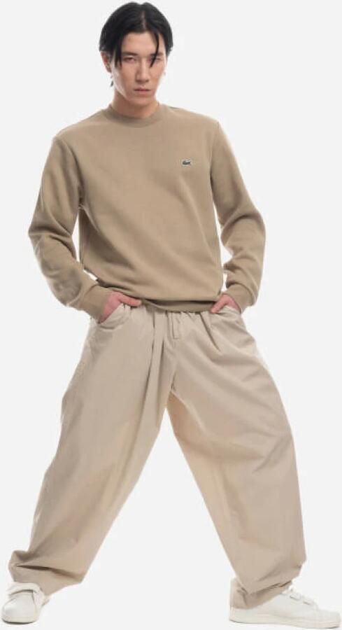 Lacoste Heren sweatshirt van biologisch katoen Sh9608 CB8 Brown Heren - Foto 4