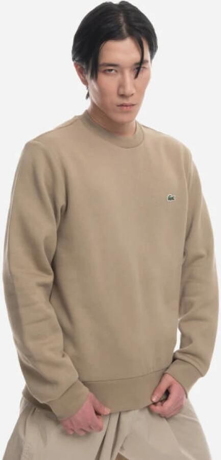 Lacoste Heren sweatshirt van biologisch katoen Sh9608 CB8 Brown Heren - Foto 5