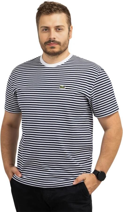 Lacoste Heren T-shirt in stijlvol ontwerp Blue Heren