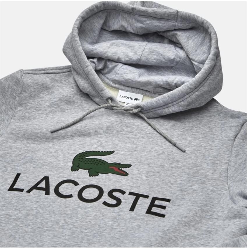 Lacoste Hoodie Grijs Regular Fit Gray Heren