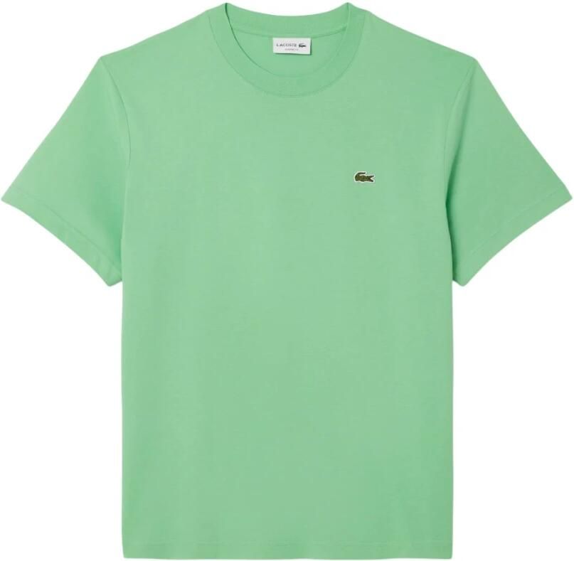 LACOSTE Heren Polo's & T-shirts 1tht1 Mens Tee-shirt 12 Groen - Foto 5