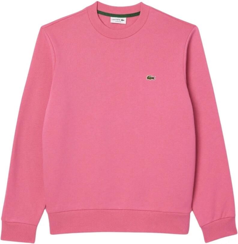 Lacoste Geborstelde biologisch katoenen sweatshirt Pink Heren - Foto 5