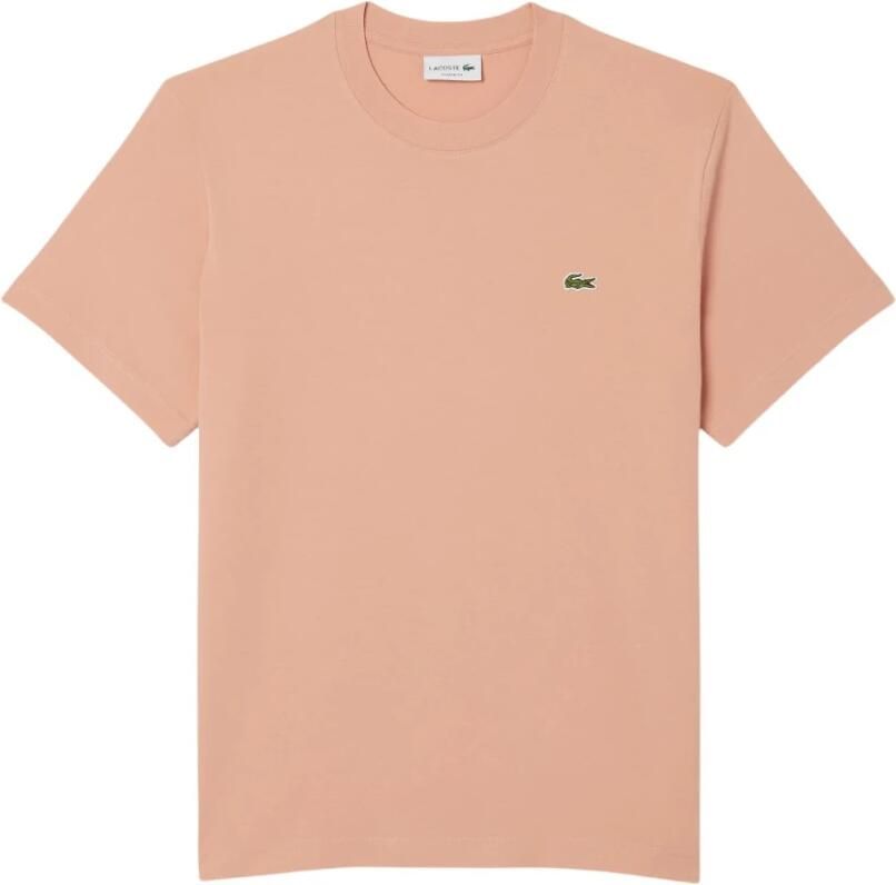 Lacoste Iconisch T-shirt in lichtroze katoen Pink Heren - Foto 4