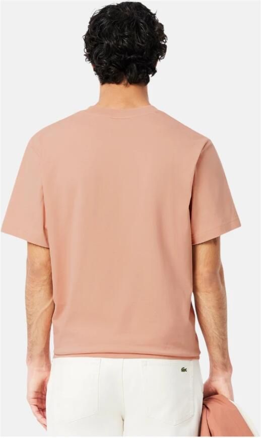 Lacoste Iconisch T-shirt in lichtroze katoen Pink Heren - Foto 2
