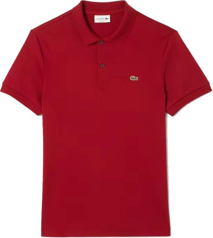Lacoste Iconische Cotton Pima Polo in Dierse Kleuren Red Heren - Foto 6