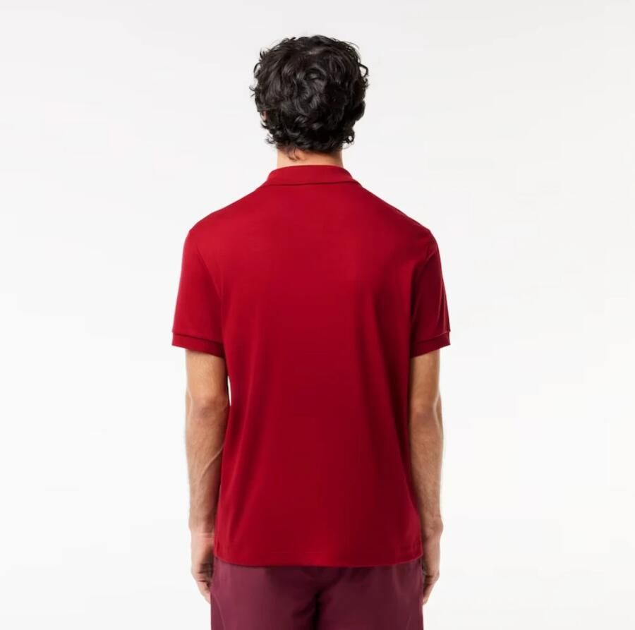 Lacoste Iconische Cotton Pima Polo in Dierse Kleuren Red Heren - Foto 2
