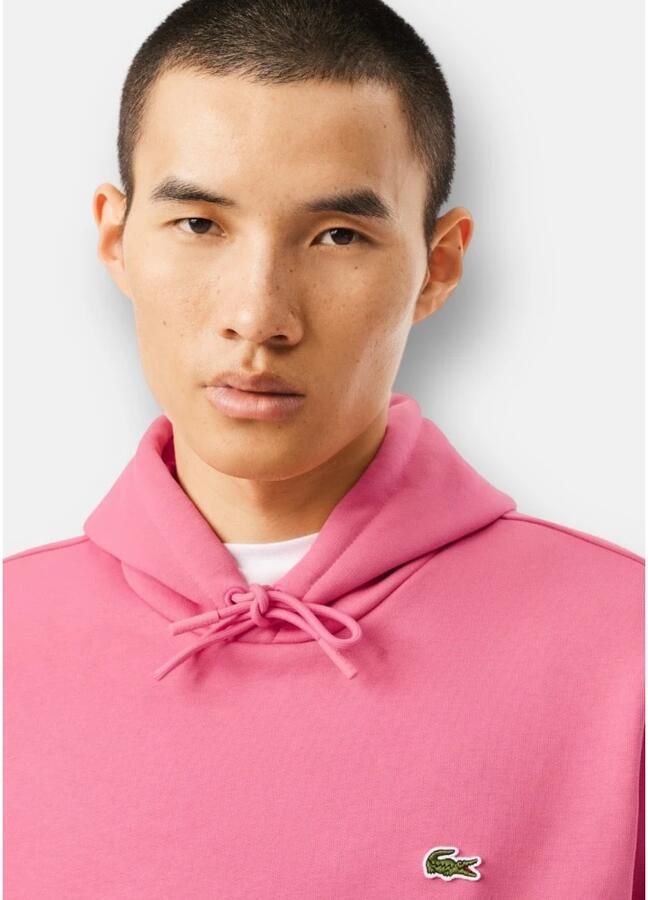 Lacoste Regular fit hoodie met katoen