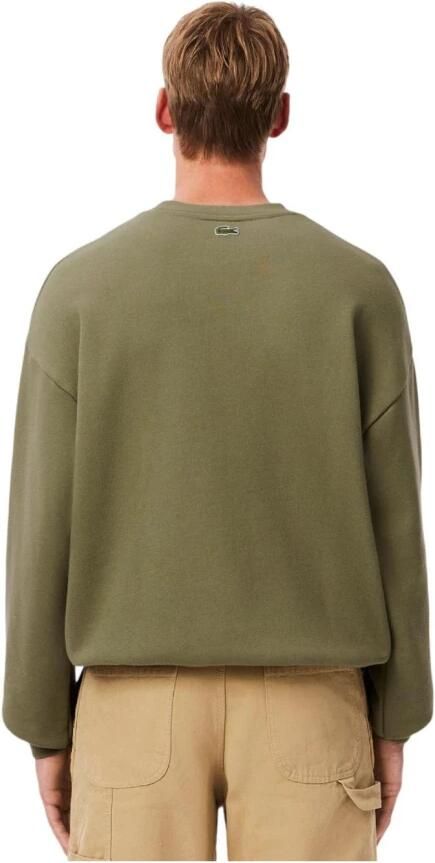 Lacoste Iconische Krokodillenprint Sweater Green Heren - Foto 2