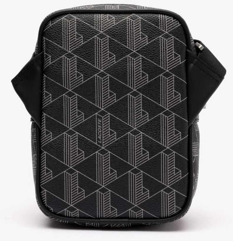 Lacoste Iconische Monogram Blend Schoudertas Black Heren - Foto 3