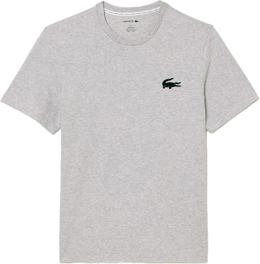 Lacoste Katoenen T-Shirt Klassieke pasvorm Gray Heren