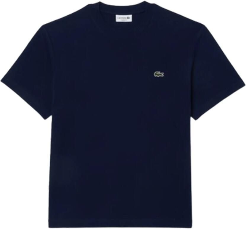 LACOSTE Heren Polo's & T-shirts 1ht1 Men's Tee-shirt 12 Donkerblauw - Foto 7