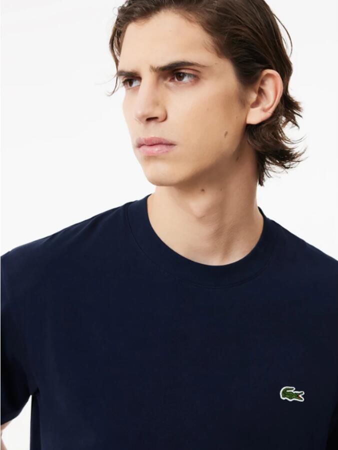 LACOSTE Heren Polo's & T-shirts 1ht1 Men's Tee-shirt 12 Donkerblauw