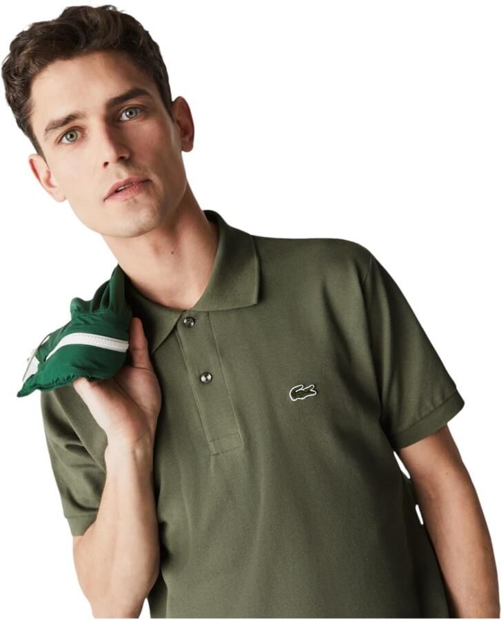 Lacoste Groene polo met korte mouwen Classic Fit Green Heren - Foto 2