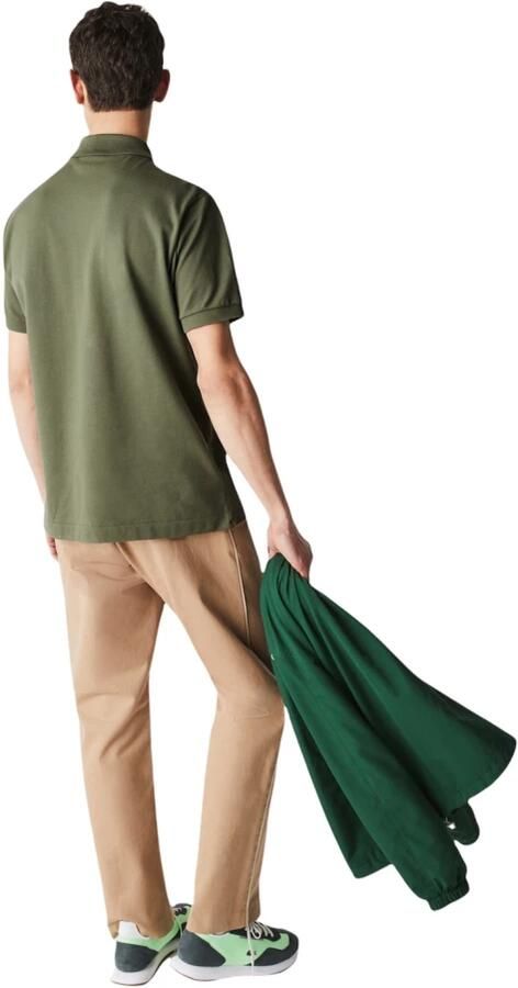 Lacoste Groene polo met korte mouwen Classic Fit Green Heren - Foto 6