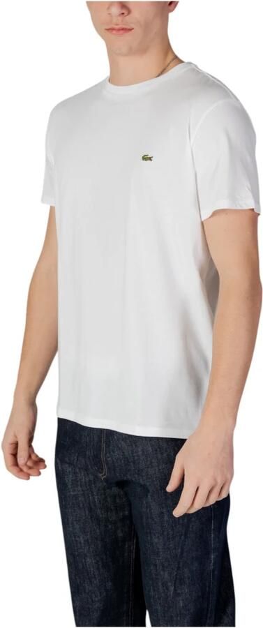 Lacoste Witte T-shirts en Polos met geborduurd logo White Heren - Foto 17