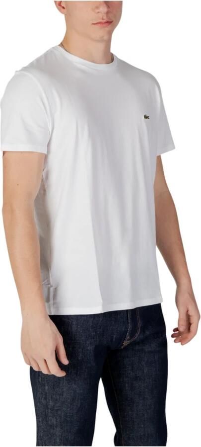 Lacoste Witte T-shirts en Polos met geborduurd logo White Heren - Foto 16