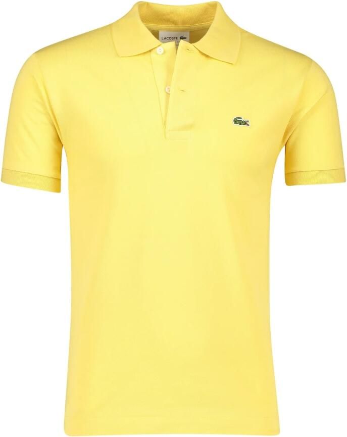 Lacoste Klassieke Fit Polo Shirt Geel Yellow Heren
