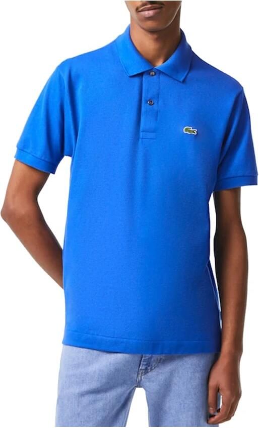 Lacoste Heren Polo T-Shirt met Regular Fit voor Herfst Winter Blue Heren - Foto 9