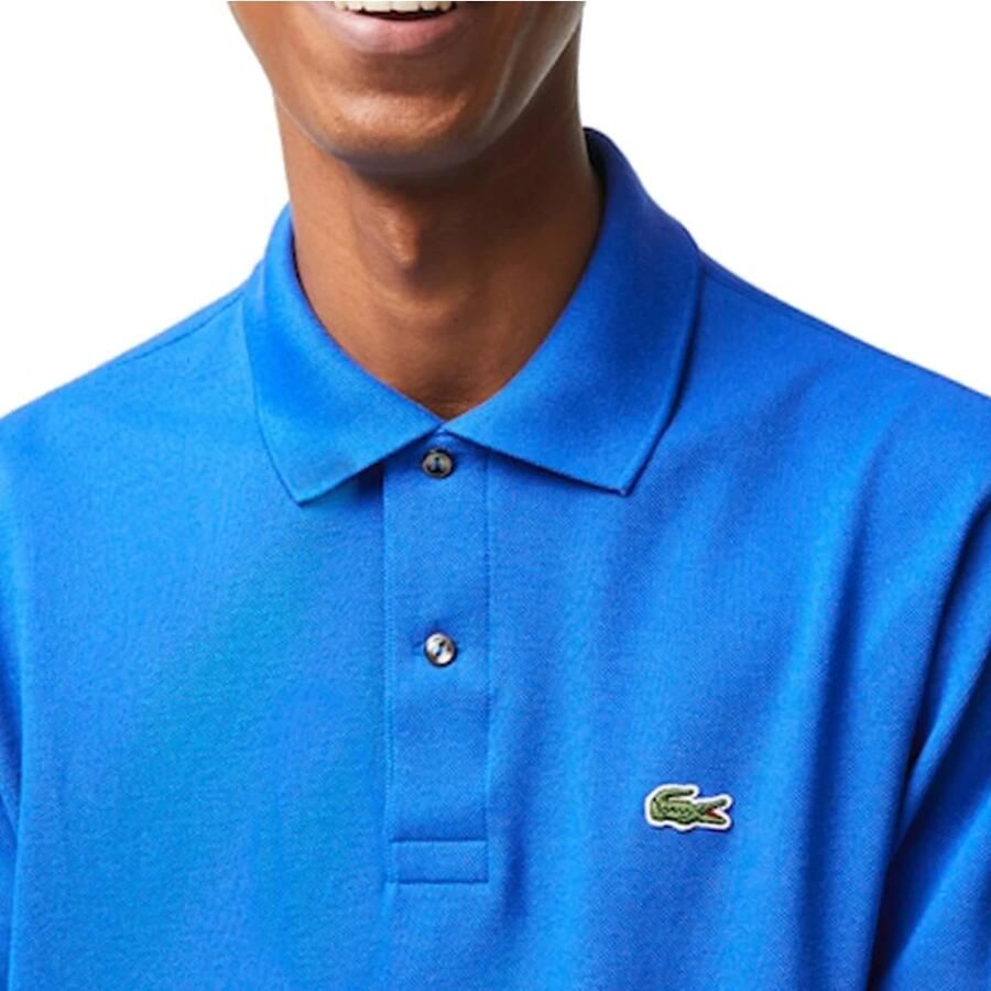 Lacoste Heren Polo T-Shirt met Regular Fit voor Herfst Winter Blue Heren