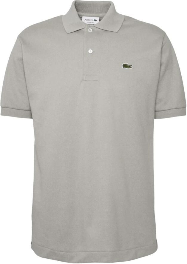 Lacoste Klassieke Katoenen Poloshirt Grijs Gray Heren