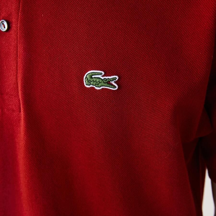 Lacoste Klassieke Katoenen Polo met Moeder van Parel Knopen Red Heren - Foto 2