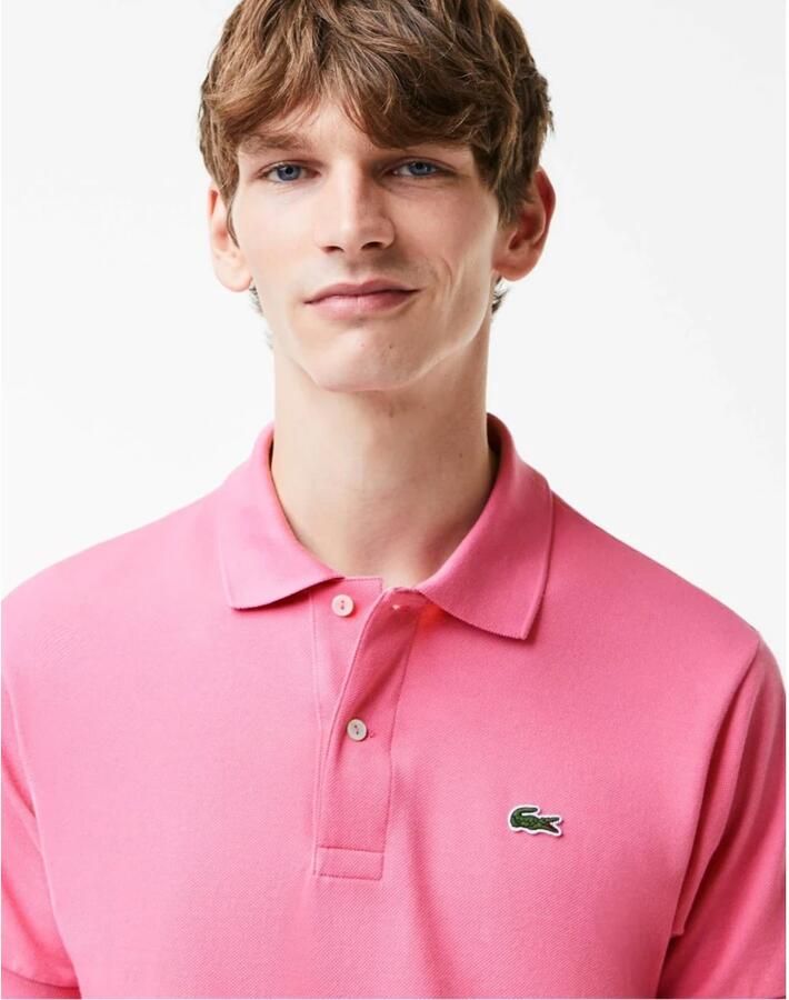 Lacoste Stijlvolle en comfortabele poloshirts Pink Heren
