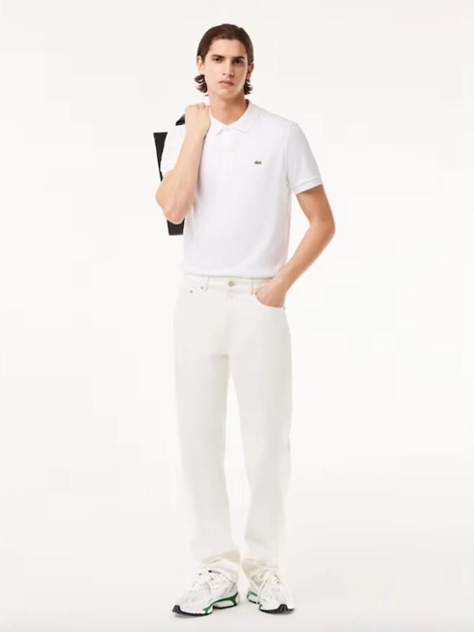 Lacoste Poloshirt Jersey met klassiek -krokodilborduursel op borsthoogte - Foto 2